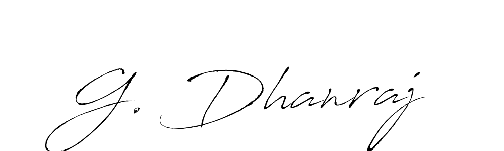 This is the best signature style for the G. Dhanraj name. Also you like these signature font (Antro_Vectra). Mix name signature. G. Dhanraj signature style 6 images and pictures png