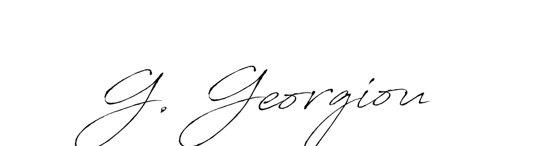 Make a short G. Georgiou signature style. Manage your documents anywhere anytime using Antro_Vectra. Create and add eSignatures, submit forms, share and send files easily. G. Georgiou signature style 6 images and pictures png