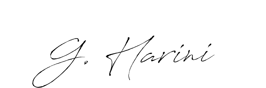 if you are searching for the best signature style for your name G. Harini. so please give up your signature search. here we have designed multiple signature styles  using Antro_Vectra. G. Harini signature style 6 images and pictures png