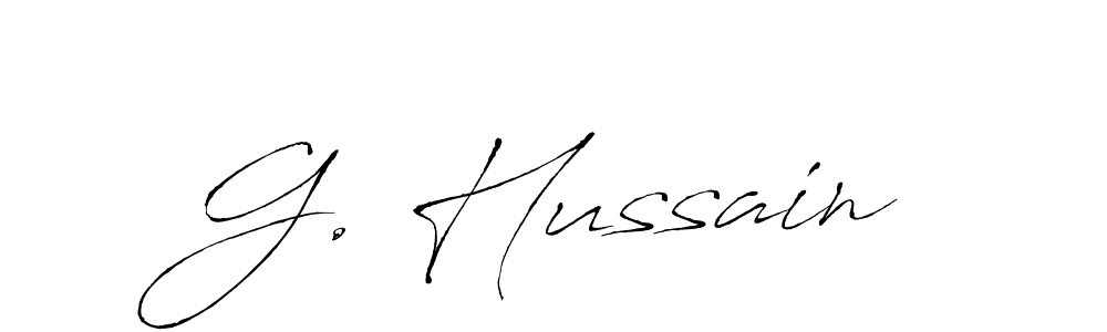 The best way (Antro_Vectra) to make a short signature is to pick only two or three words in your name. The name G. Hussain include a total of six letters. For converting this name. G. Hussain signature style 6 images and pictures png