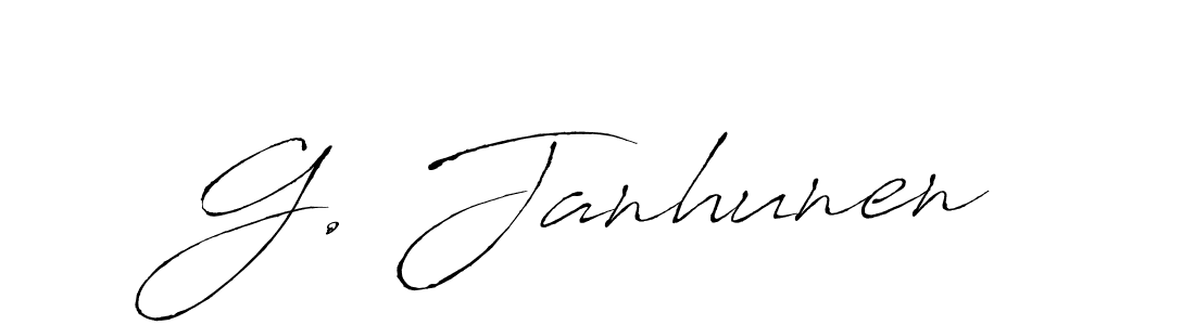 Best and Professional Signature Style for G. Janhunen. Antro_Vectra Best Signature Style Collection. G. Janhunen signature style 6 images and pictures png