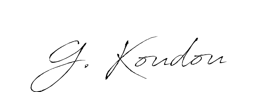 Antro_Vectra is a professional signature style that is perfect for those who want to add a touch of class to their signature. It is also a great choice for those who want to make their signature more unique. Get G. Koudou name to fancy signature for free. G. Koudou signature style 6 images and pictures png