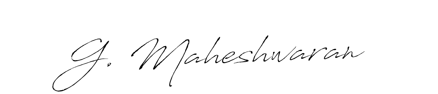 How to make G. Maheshwaran signature? Antro_Vectra is a professional autograph style. Create handwritten signature for G. Maheshwaran name. G. Maheshwaran signature style 6 images and pictures png