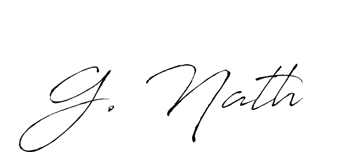 Design your own signature with our free online signature maker. With this signature software, you can create a handwritten (Antro_Vectra) signature for name G. Nath. G. Nath signature style 6 images and pictures png