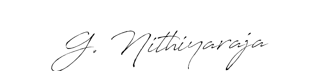 Design your own signature with our free online signature maker. With this signature software, you can create a handwritten (Antro_Vectra) signature for name G. Nithiyaraja. G. Nithiyaraja signature style 6 images and pictures png