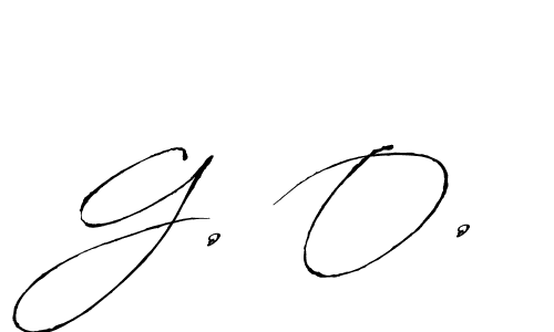 Create a beautiful signature design for name G. O.. With this signature (Antro_Vectra) fonts, you can make a handwritten signature for free. G. O. signature style 6 images and pictures png