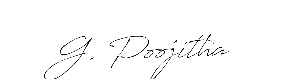 Make a short G. Poojitha signature style. Manage your documents anywhere anytime using Antro_Vectra. Create and add eSignatures, submit forms, share and send files easily. G. Poojitha signature style 6 images and pictures png