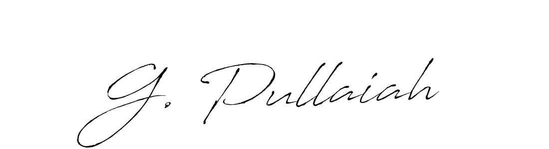 Make a beautiful signature design for name G. Pullaiah. With this signature (Antro_Vectra) style, you can create a handwritten signature for free. G. Pullaiah signature style 6 images and pictures png