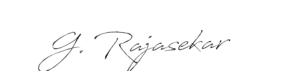 The best way (Antro_Vectra) to make a short signature is to pick only two or three words in your name. The name G. Rajasekar include a total of six letters. For converting this name. G. Rajasekar signature style 6 images and pictures png