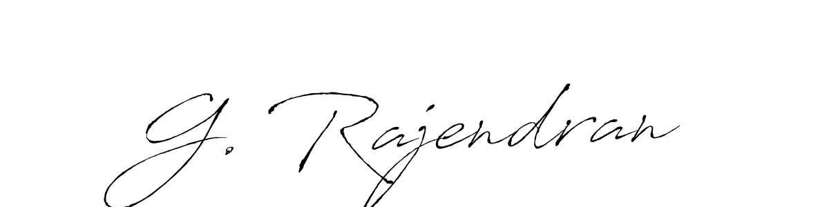 G. Rajendran stylish signature style. Best Handwritten Sign (Antro_Vectra) for my name. Handwritten Signature Collection Ideas for my name G. Rajendran. G. Rajendran signature style 6 images and pictures png