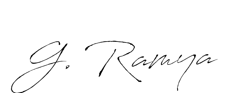 You can use this online signature creator to create a handwritten signature for the name G. Ramya. This is the best online autograph maker. G. Ramya signature style 6 images and pictures png
