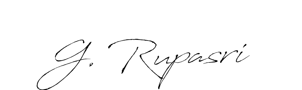 This is the best signature style for the G. Rupasri name. Also you like these signature font (Antro_Vectra). Mix name signature. G. Rupasri signature style 6 images and pictures png