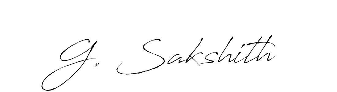 This is the best signature style for the G. Sakshith name. Also you like these signature font (Antro_Vectra). Mix name signature. G. Sakshith signature style 6 images and pictures png