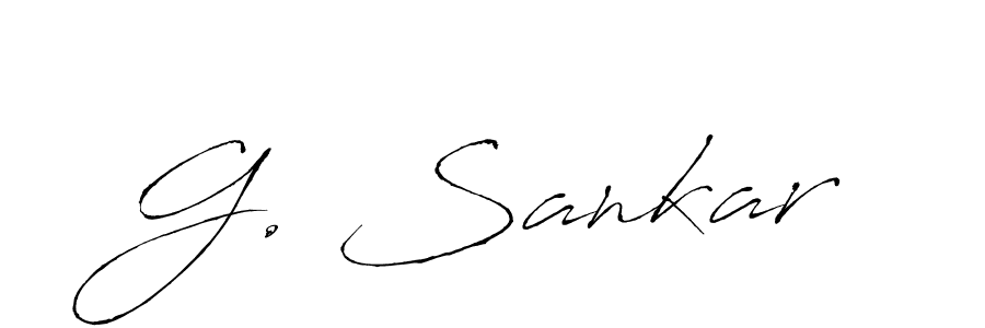 G. Sankar stylish signature style. Best Handwritten Sign (Antro_Vectra) for my name. Handwritten Signature Collection Ideas for my name G. Sankar. G. Sankar signature style 6 images and pictures png