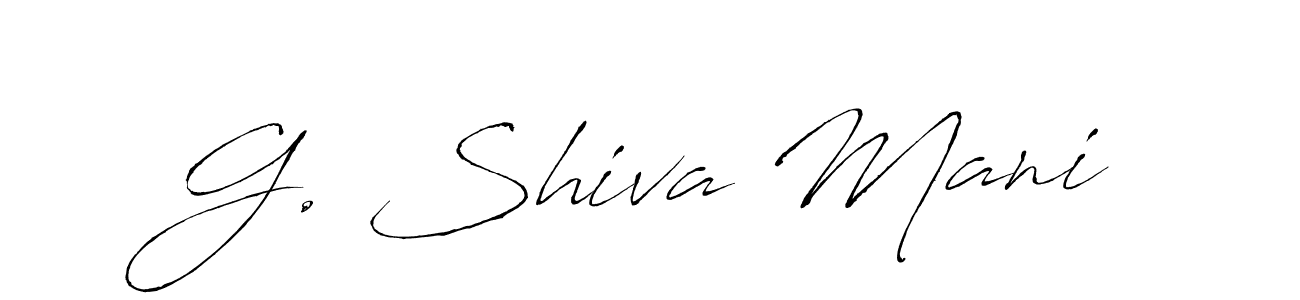 Also we have G. Shiva Mani name is the best signature style. Create professional handwritten signature collection using Antro_Vectra autograph style. G. Shiva Mani signature style 6 images and pictures png