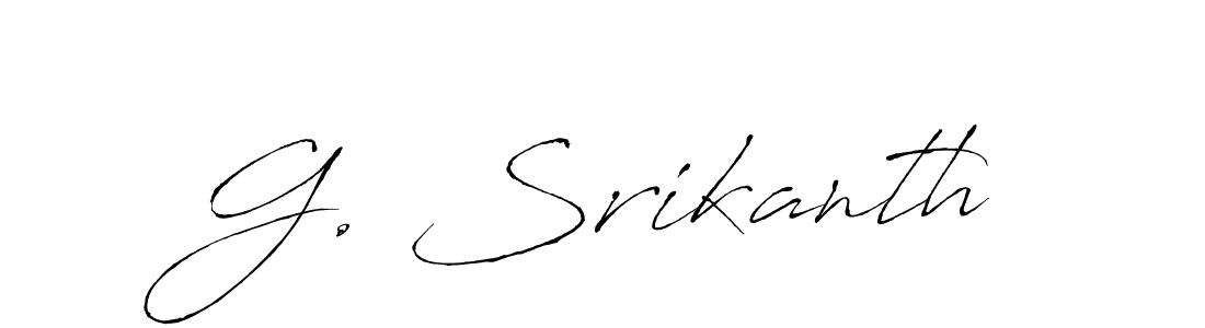 Also we have G. Srikanth name is the best signature style. Create professional handwritten signature collection using Antro_Vectra autograph style. G. Srikanth signature style 6 images and pictures png