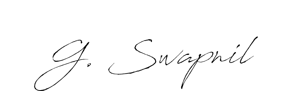 This is the best signature style for the G. Swapnil name. Also you like these signature font (Antro_Vectra). Mix name signature. G. Swapnil signature style 6 images and pictures png