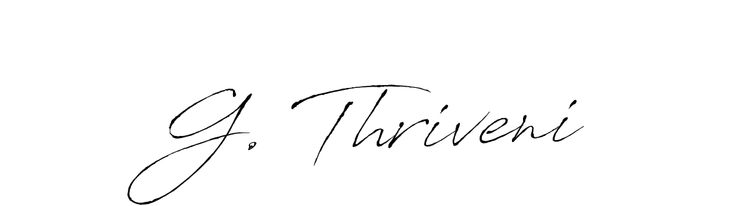 Also we have G. Thriveni name is the best signature style. Create professional handwritten signature collection using Antro_Vectra autograph style. G. Thriveni signature style 6 images and pictures png