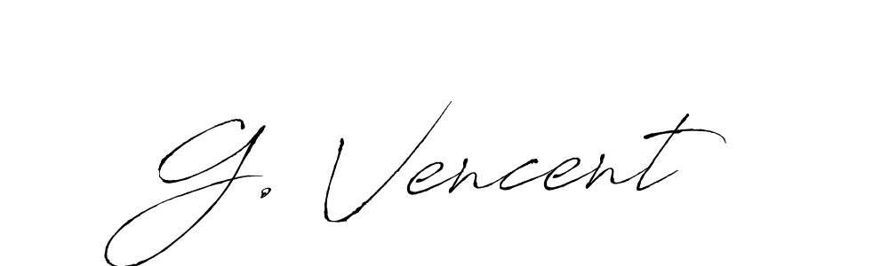 Design your own signature with our free online signature maker. With this signature software, you can create a handwritten (Antro_Vectra) signature for name G. Vencent. G. Vencent signature style 6 images and pictures png