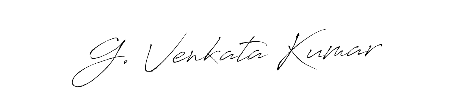 Also we have G. Venkata Kumar name is the best signature style. Create professional handwritten signature collection using Antro_Vectra autograph style. G. Venkata Kumar signature style 6 images and pictures png