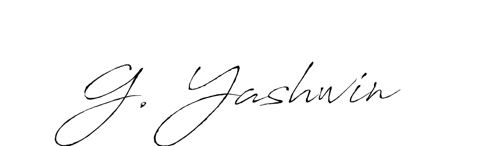 How to make G. Yashwin signature? Antro_Vectra is a professional autograph style. Create handwritten signature for G. Yashwin name. G. Yashwin signature style 6 images and pictures png