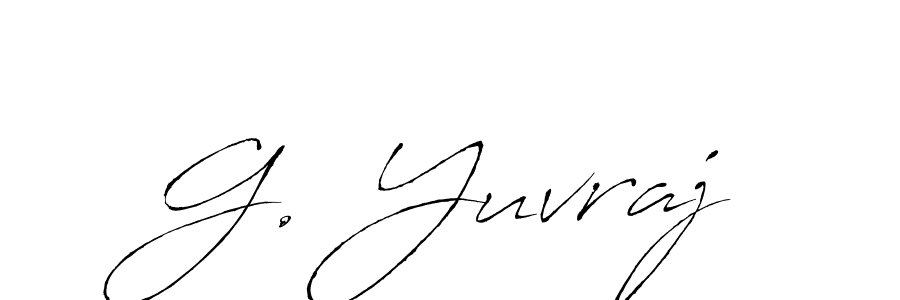 The best way (Antro_Vectra) to make a short signature is to pick only two or three words in your name. The name G. Yuvraj include a total of six letters. For converting this name. G. Yuvraj signature style 6 images and pictures png