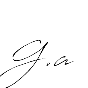 How to Draw G.a signature style? Antro_Vectra is a latest design signature styles for name G.a. G.a signature style 6 images and pictures png
