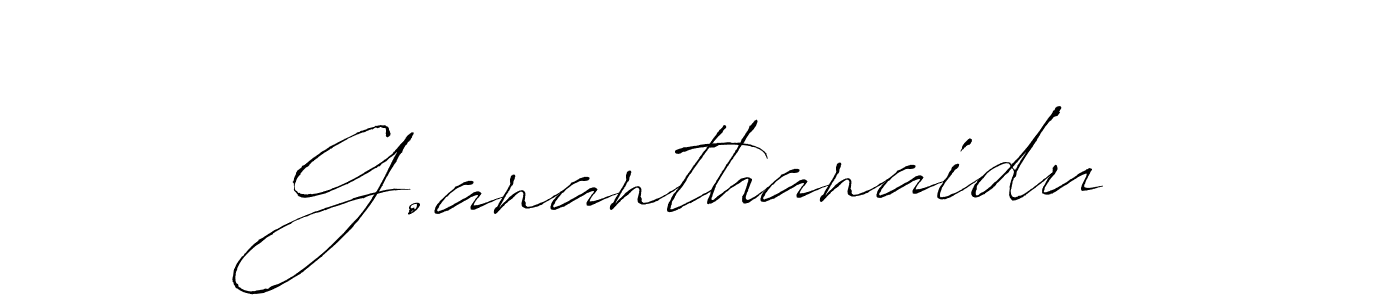 You should practise on your own different ways (Antro_Vectra) to write your name (G.ananthanaidu) in signature. don't let someone else do it for you. G.ananthanaidu signature style 6 images and pictures png