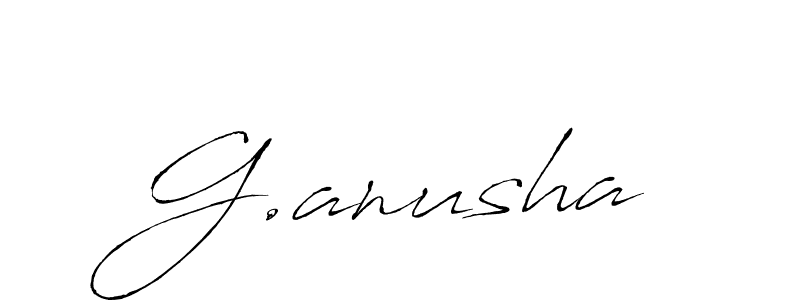 Similarly Antro_Vectra is the best handwritten signature design. Signature creator online .You can use it as an online autograph creator for name G.anusha. G.anusha signature style 6 images and pictures png