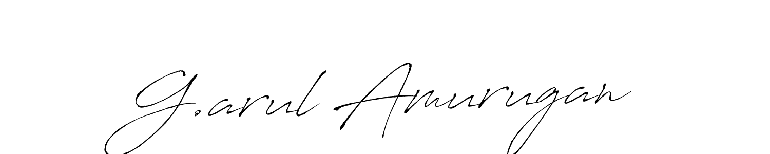 Also we have G.arul Amurugan name is the best signature style. Create professional handwritten signature collection using Antro_Vectra autograph style. G.arul Amurugan signature style 6 images and pictures png