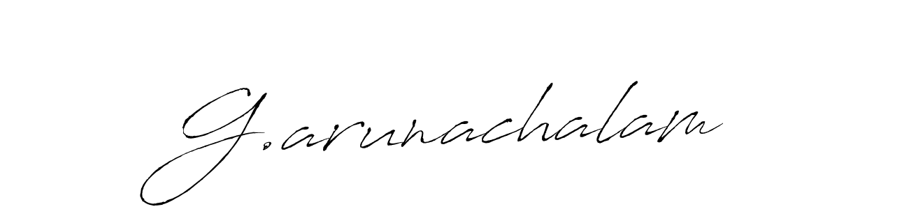 How to make G.arunachalam signature? Antro_Vectra is a professional autograph style. Create handwritten signature for G.arunachalam name. G.arunachalam signature style 6 images and pictures png