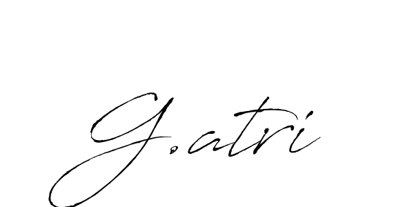 Also we have G.atri name is the best signature style. Create professional handwritten signature collection using Antro_Vectra autograph style. G.atri signature style 6 images and pictures png