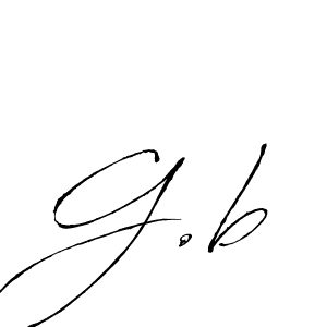 How to make G.b signature? Antro_Vectra is a professional autograph style. Create handwritten signature for G.b name. G.b signature style 6 images and pictures png