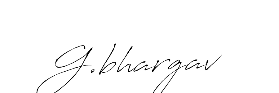 How to make G.bhargav signature? Antro_Vectra is a professional autograph style. Create handwritten signature for G.bhargav name. G.bhargav signature style 6 images and pictures png