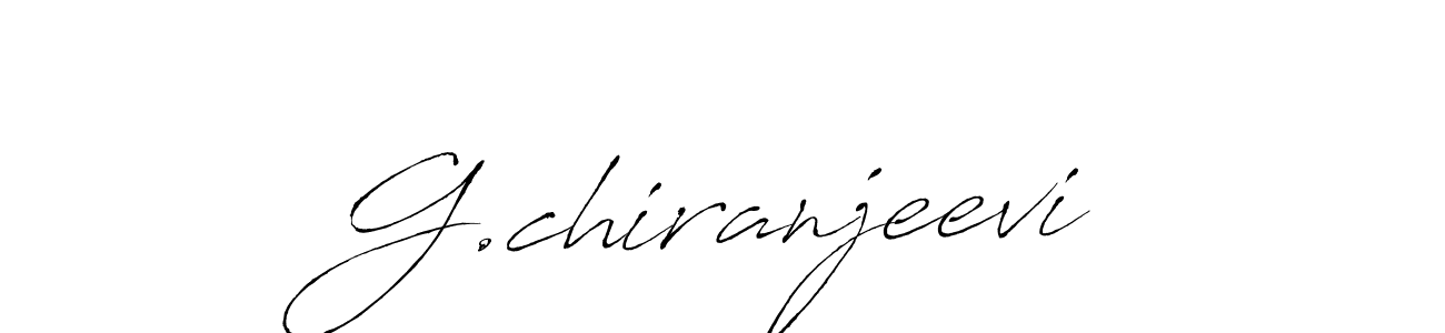 G.chiranjeevi stylish signature style. Best Handwritten Sign (Antro_Vectra) for my name. Handwritten Signature Collection Ideas for my name G.chiranjeevi. G.chiranjeevi signature style 6 images and pictures png