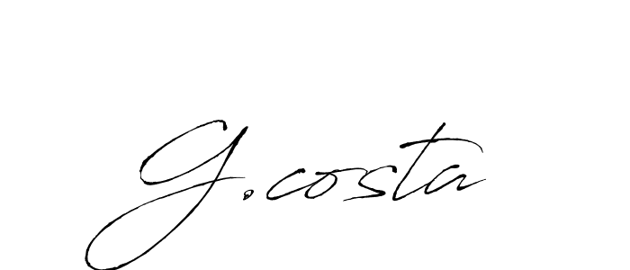 You should practise on your own different ways (Antro_Vectra) to write your name (G.costa) in signature. don't let someone else do it for you. G.costa signature style 6 images and pictures png