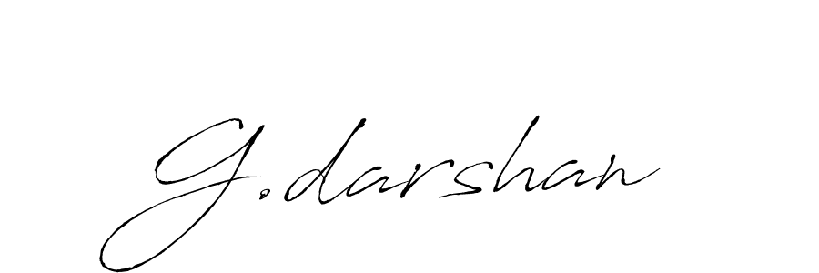 How to make G.darshan signature? Antro_Vectra is a professional autograph style. Create handwritten signature for G.darshan name. G.darshan signature style 6 images and pictures png