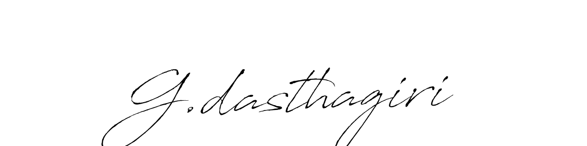 Use a signature maker to create a handwritten signature online. With this signature software, you can design (Antro_Vectra) your own signature for name G.dasthagiri. G.dasthagiri signature style 6 images and pictures png