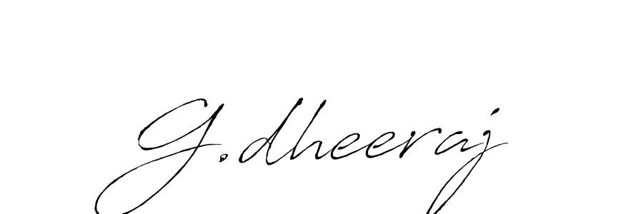 The best way (Antro_Vectra) to make a short signature is to pick only two or three words in your name. The name G.dheeraj include a total of six letters. For converting this name. G.dheeraj signature style 6 images and pictures png