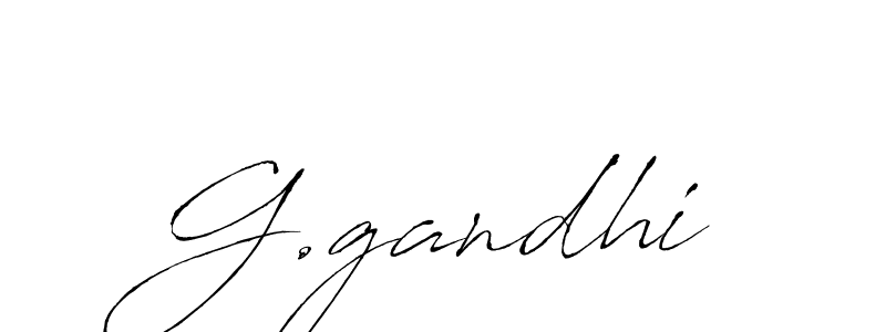 Design your own signature with our free online signature maker. With this signature software, you can create a handwritten (Antro_Vectra) signature for name G.gandhi. G.gandhi signature style 6 images and pictures png