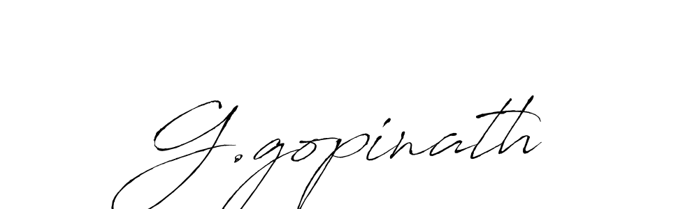 How to make G.gopinath signature? Antro_Vectra is a professional autograph style. Create handwritten signature for G.gopinath name. G.gopinath signature style 6 images and pictures png