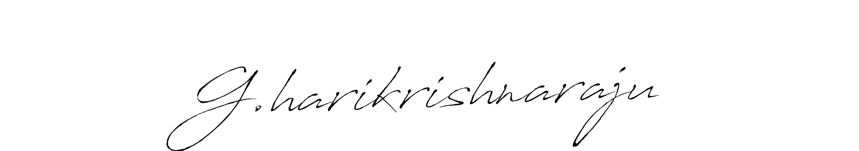 Antro_Vectra is a professional signature style that is perfect for those who want to add a touch of class to their signature. It is also a great choice for those who want to make their signature more unique. Get G.harikrishnaraju name to fancy signature for free. G.harikrishnaraju signature style 6 images and pictures png