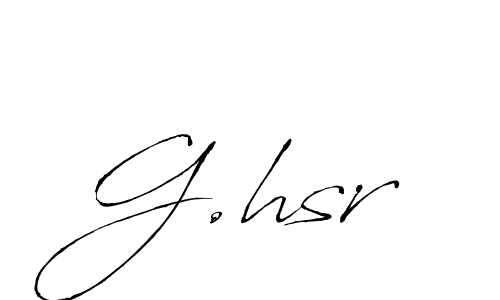 Also we have G.hsr name is the best signature style. Create professional handwritten signature collection using Antro_Vectra autograph style. G.hsr signature style 6 images and pictures png