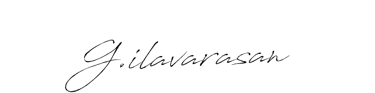 The best way (Antro_Vectra) to make a short signature is to pick only two or three words in your name. The name G.ilavarasan include a total of six letters. For converting this name. G.ilavarasan signature style 6 images and pictures png