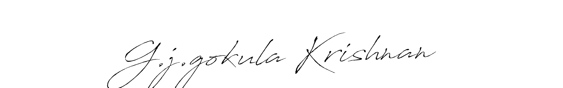 Make a short G.j.gokula Krishnan signature style. Manage your documents anywhere anytime using Antro_Vectra. Create and add eSignatures, submit forms, share and send files easily. G.j.gokula Krishnan signature style 6 images and pictures png