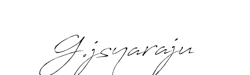 How to make G.jsyaraju signature? Antro_Vectra is a professional autograph style. Create handwritten signature for G.jsyaraju name. G.jsyaraju signature style 6 images and pictures png