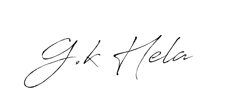 You should practise on your own different ways (Antro_Vectra) to write your name (G.k Hela) in signature. don't let someone else do it for you. G.k Hela signature style 6 images and pictures png