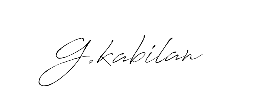 How to Draw G.kabilan signature style? Antro_Vectra is a latest design signature styles for name G.kabilan. G.kabilan signature style 6 images and pictures png
