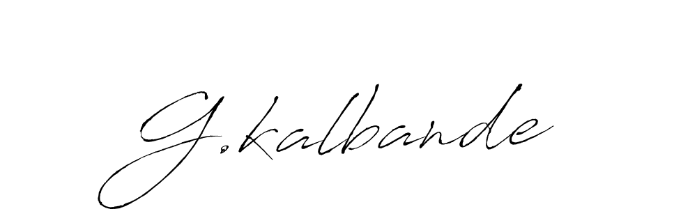 You should practise on your own different ways (Antro_Vectra) to write your name (G.kalbande) in signature. don't let someone else do it for you. G.kalbande signature style 6 images and pictures png