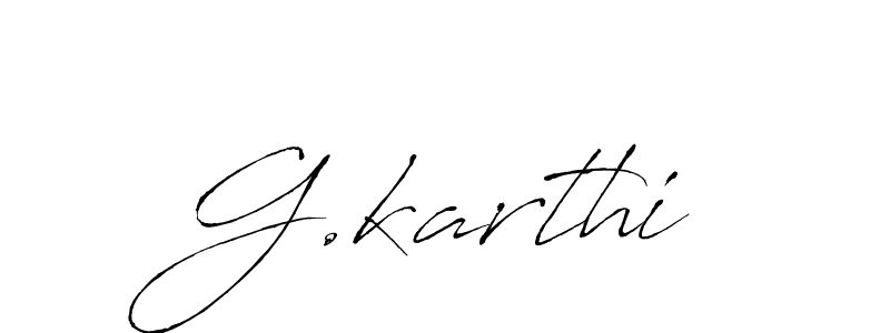 G.karthi stylish signature style. Best Handwritten Sign (Antro_Vectra) for my name. Handwritten Signature Collection Ideas for my name G.karthi. G.karthi signature style 6 images and pictures png